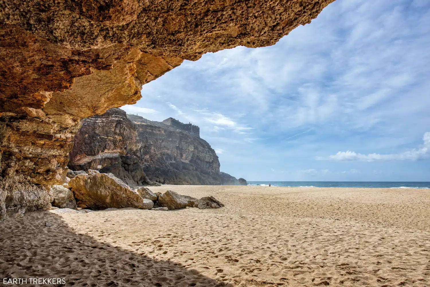 Nazare Praia do Norte Beach Cave